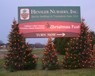Hensler’s Christmas Fest Sign Lights Up Highway 30