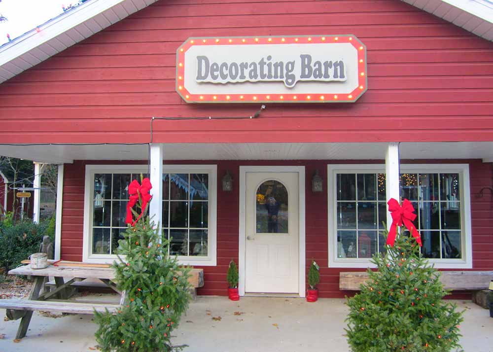 Christmas Decorating Barn